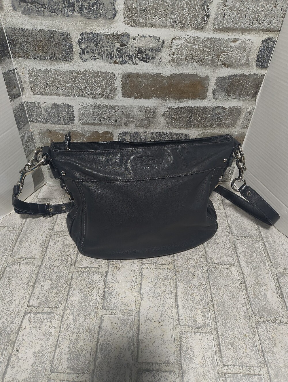 Coach Zoe Black Hobo Bag F14707 Y2k